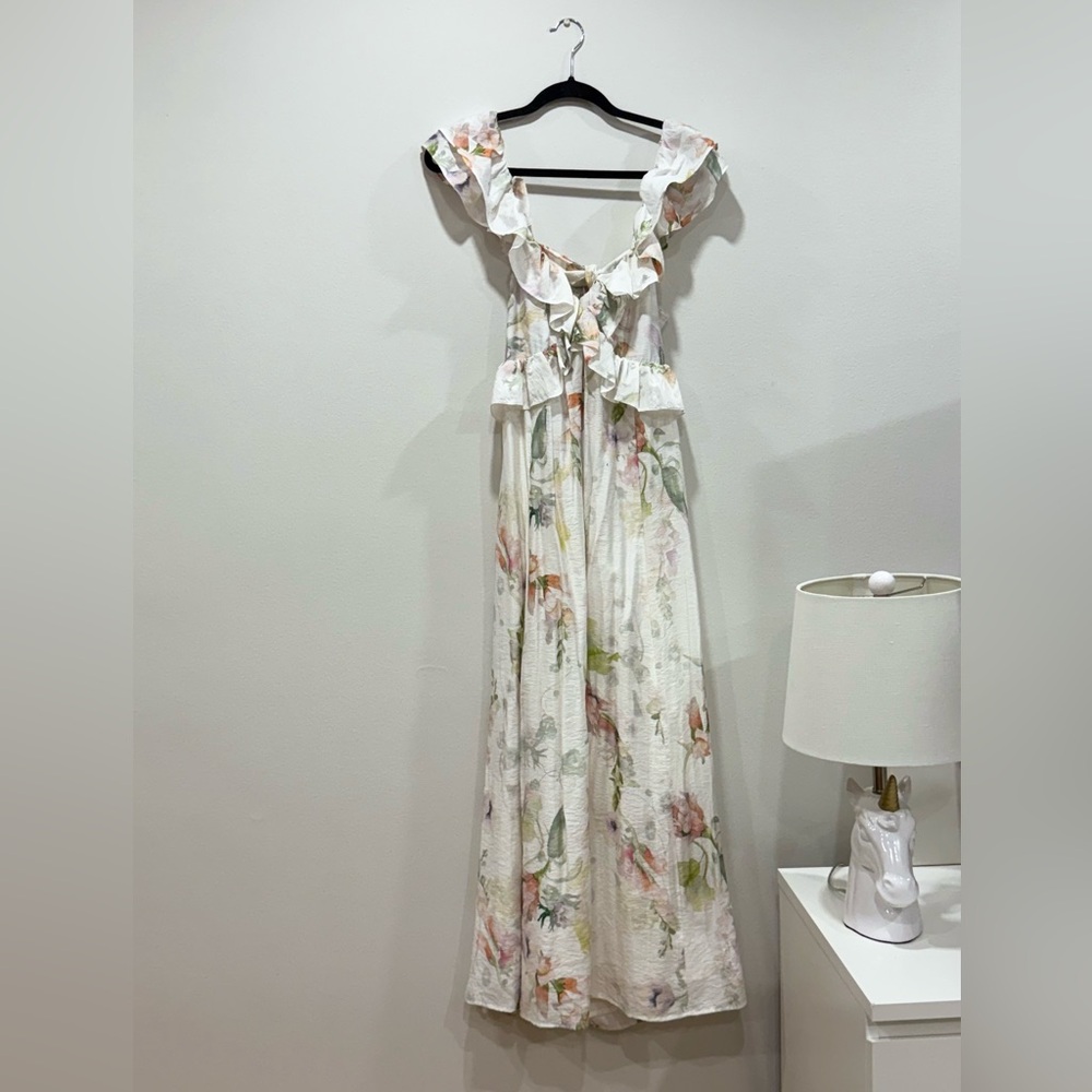 Floral Ruffle Dress - Picture 3 of 13
